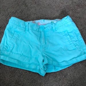 New teal children's shorts